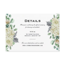 Vintage Cream Floral Watercolour