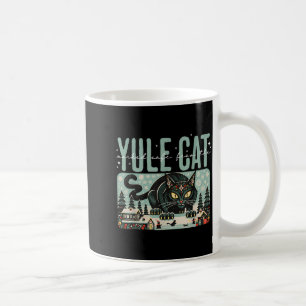 Vintage Creepmas The Yule Cat Tarot Card Dark Chri Coffee Mug