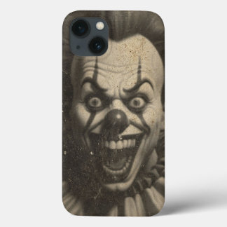Vintage creepy clown iPhone 13 phone case