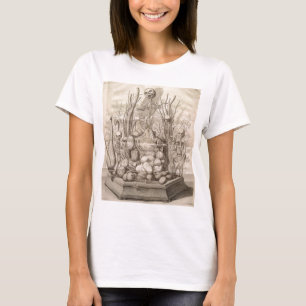 Vintage Creepy Skeletons, Skulls and Trees T-Shirt