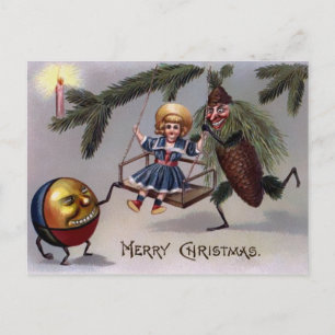 Vintage Creepy Victorian Postcard