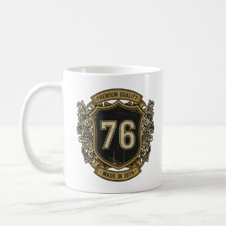 Vintage Crest Made In 1976 Premium Quality Design Coffee Mug