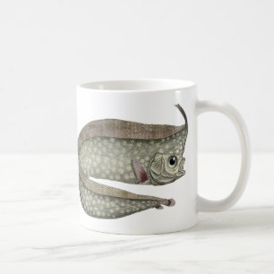 Vintage Crested Oarfish Fish, Marine Aquatic Life Coffee Mug