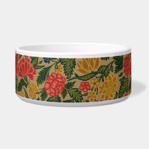 Vintage Crewel Floral Embroidery Pattern