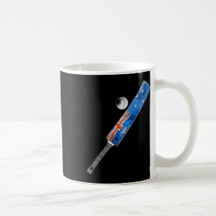 Vintage Cricket Australia Flag Aussies Pride Coffee Mug