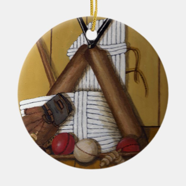 Vintage Cricket Christmas Ornament Zazzle.co.uk