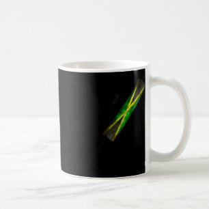 Vintage Cricket Jamaica Flag Jamaican Pride Coffee Mug