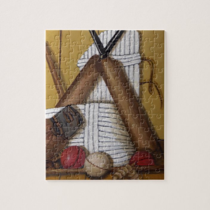 Vintage Cricket Jigsaw Puzzle Zazzle.co.uk