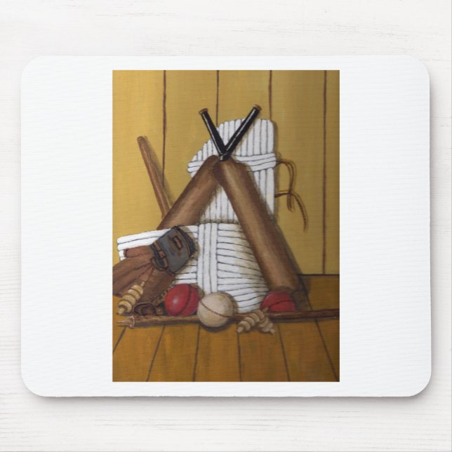 Vintage Cricket Mouse Mat (Front)