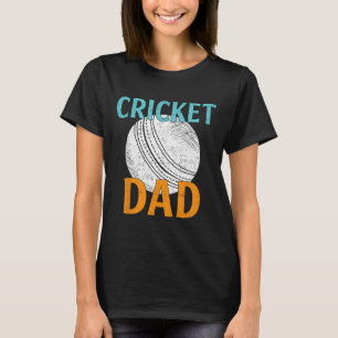 Vintage Cricket Player Dad Gifts Funny Sports Love T-Shirt