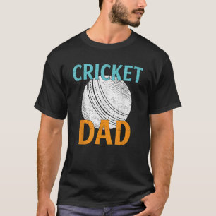 Vintage Cricket Player Dad Gifts Funny Sports Love T-Shirt