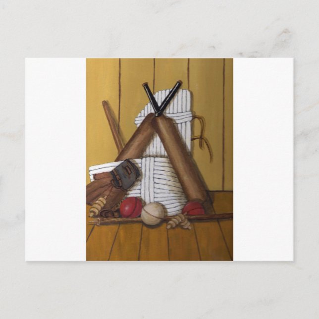 Vintage Cricket Postcard (Front)
