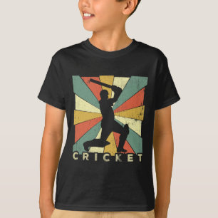 Vintage Cricket Sport Retro Gift T-Shirt