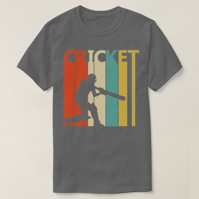 Vintage Cricket  T-Shirt (Design Front)