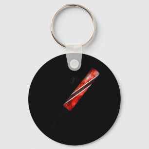 Vintage Cricket Trinidad Flag Trinidadian Pride  Key Ring
