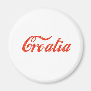 Vintage Croatia Magnet