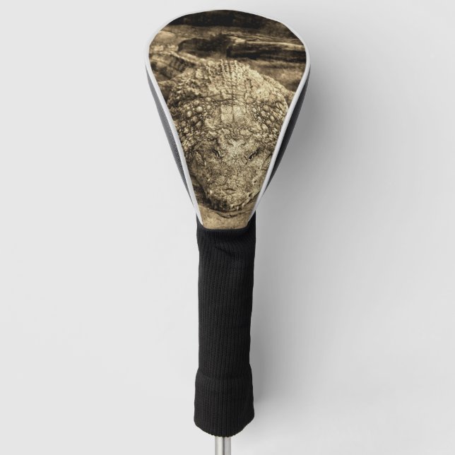 Vintage Crocodile Golf Head Cover (Front)
