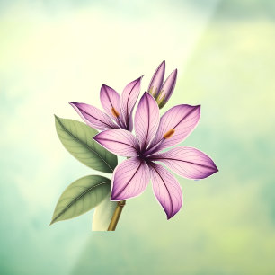 Vintage Crocus Window Cling