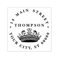 Vintage Crown, Chess Pieces Name Return Address