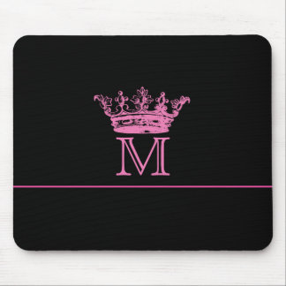 Vintage Crown Monogram Mouse Mat