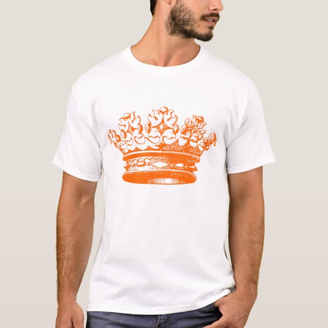 Vintage Crown - Orange T-Shirt (Front)