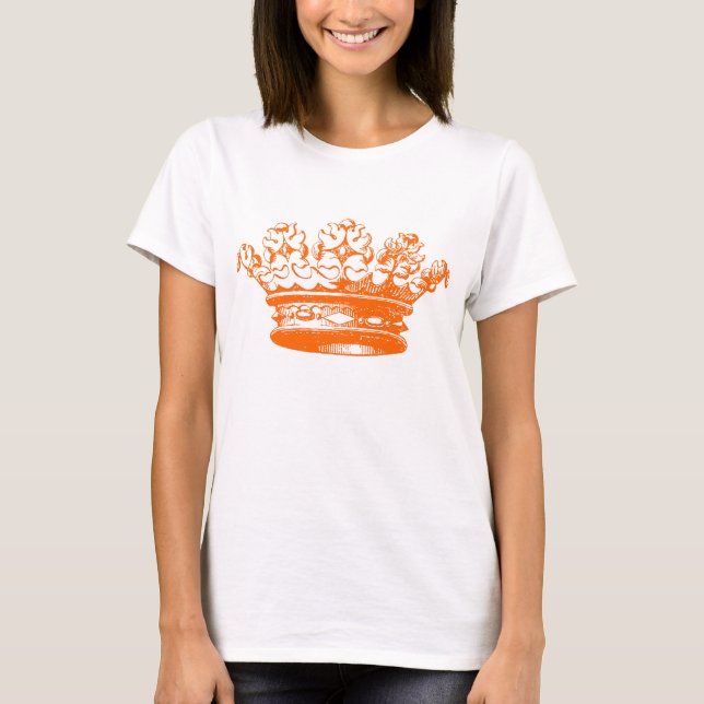 Vintage Crown - Orange T-Shirt (Front)