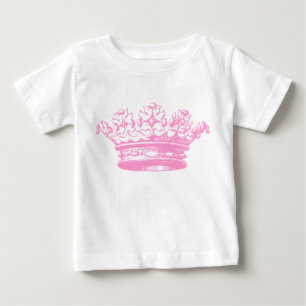 Vintage Crown - Pink Baby T-Shirt