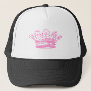 Vintage Crown - Pink Trucker Hat