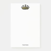 Vintage Crown With Chess Pieces Colour