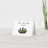 Vintage Crown With Chess Pieces Colour