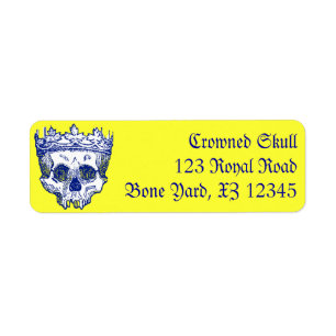Vintage Crowned Skull