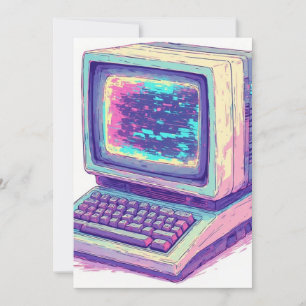 Vintage CRT computer from the late 1990s - 2 Invitation