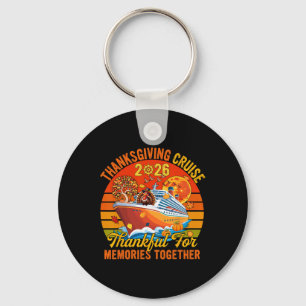 Vintage Cruise 2026 Thanksgiving Together Turkey O Key Ring