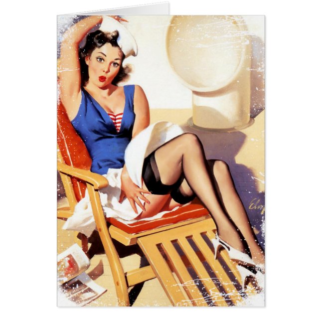 Vintage Cruise Girl Grunge (Front)