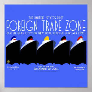 Vintage Cruise Ships Poster Ocean Liners