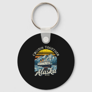 Vintage Cruisin Together Alaska 2025 Friend Family Key Ring