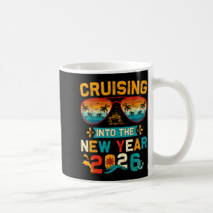 Vintage Cruising Into 2026 New Years Party Family  Coffee Mug