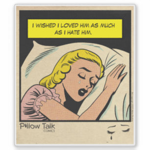 Vintage Crying Retro Romance Comic Book Panel