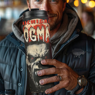 Vintage Cryptid Cryptozoology Dogman Retro Thermal Tumbler