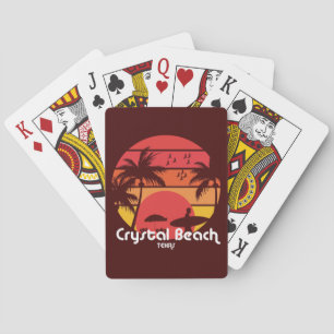 Vintage Crystal Beach Texas Playing Cards