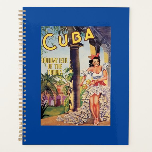 Vintage Cuba Holiday Isle of Tropics Planner (Front)