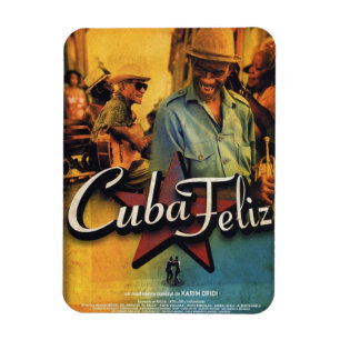 Vintage Cuba: Iman Revera Musicians RetroCharms Magnet