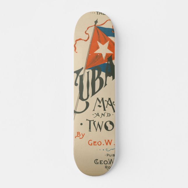 Vintage Cuba Libre travel Skateboard (Front)