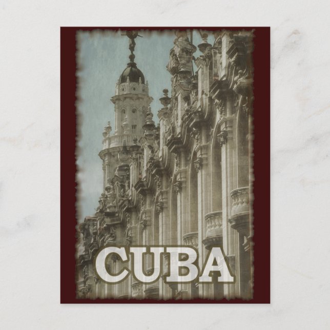 Vintage Cuba Postcard (Front)