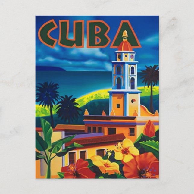 Vintage Cuba - Postcard (Front)