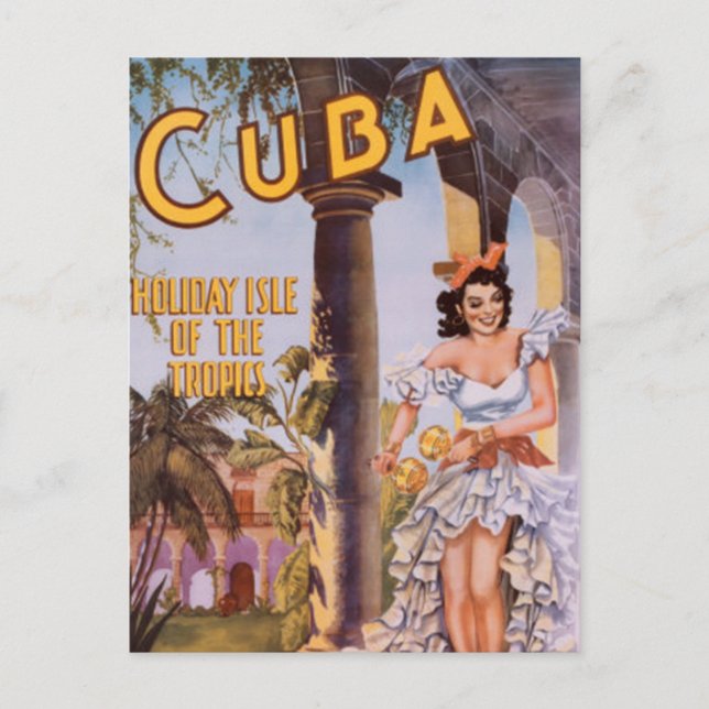 Vintage Cuba - Postcard (Front)