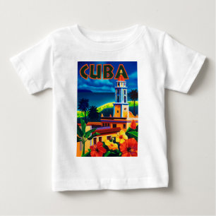 Vintage Cuba Travel Baby T-Shirt