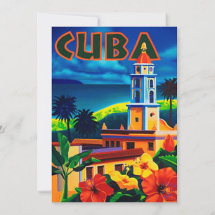 Vintage Cuba Travel Card