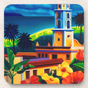 Vintage Cuba Travel Coaster