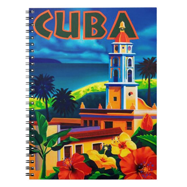 Vintage Cuba Travel Notebook (Front)